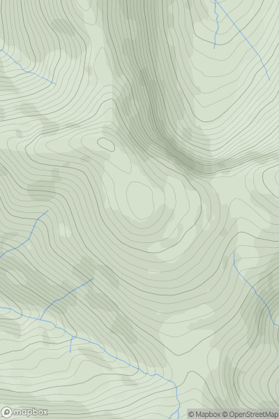 Thumbnail image for Sand Hill [Lake District C&W] showing contour plot for surrounding peak